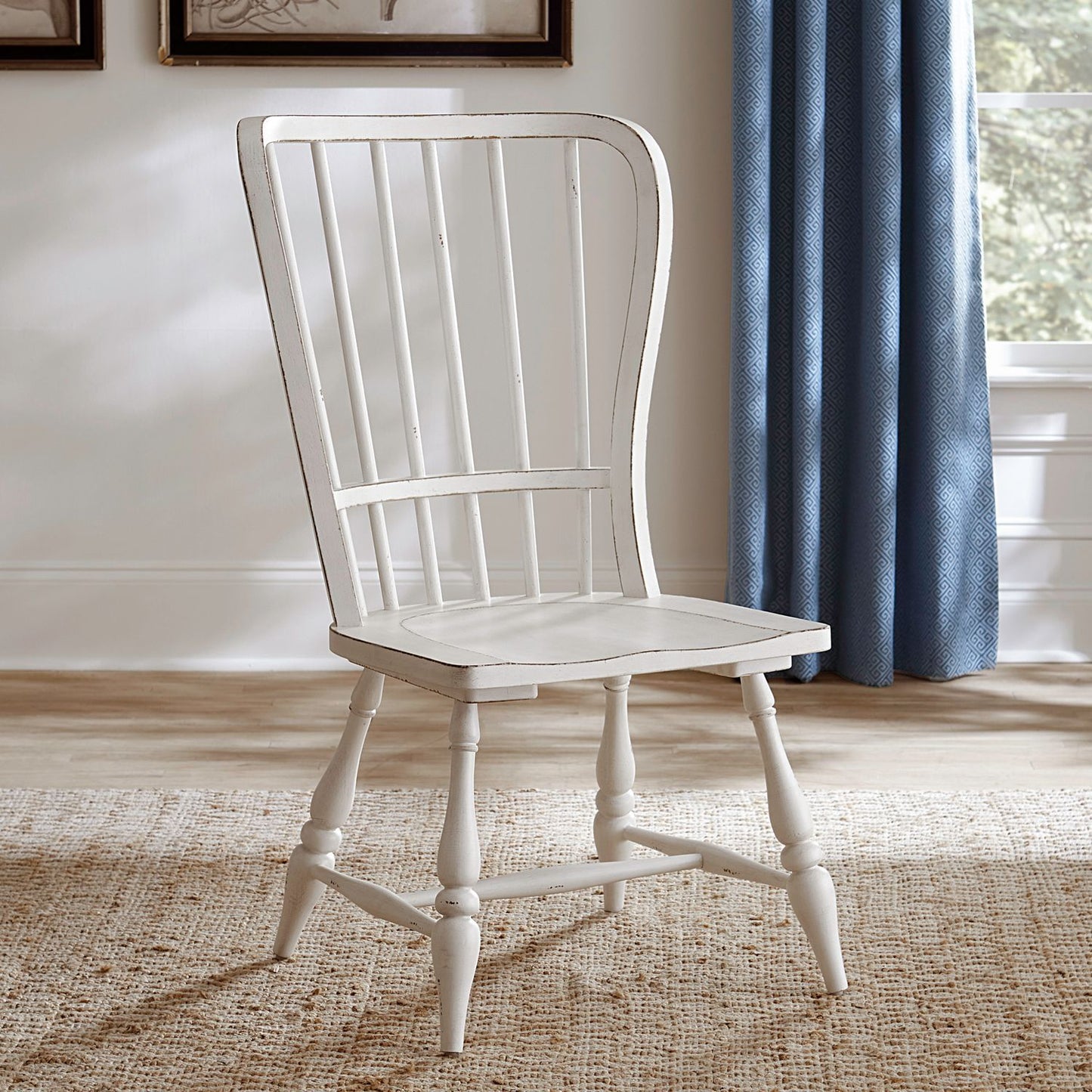 Magnolia Manor - Windsor Back Side Chair - Antique White