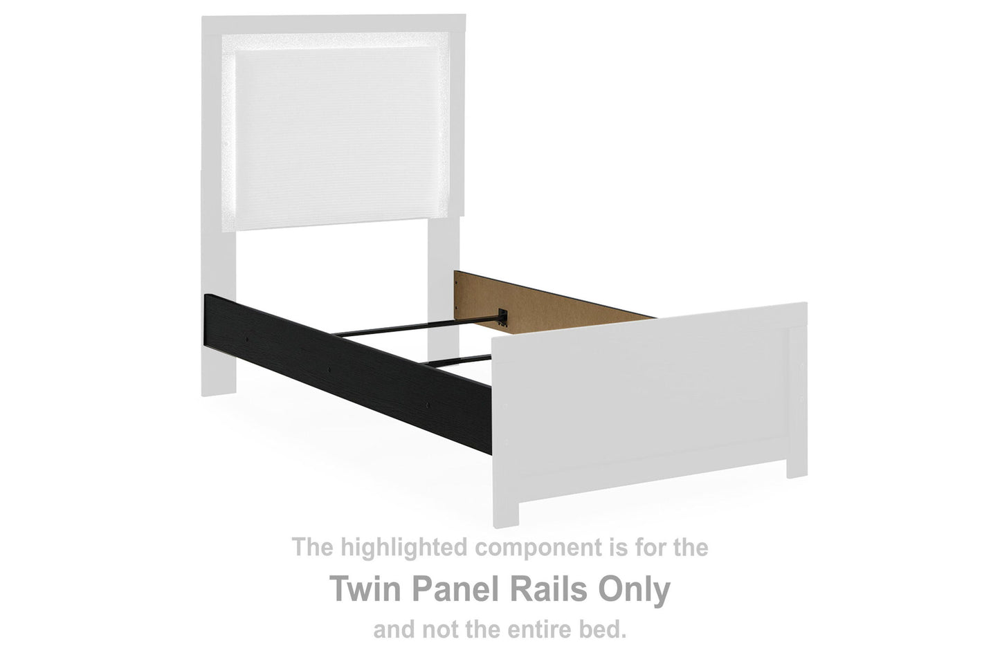 Maeling - Twin Panel Rails - Black