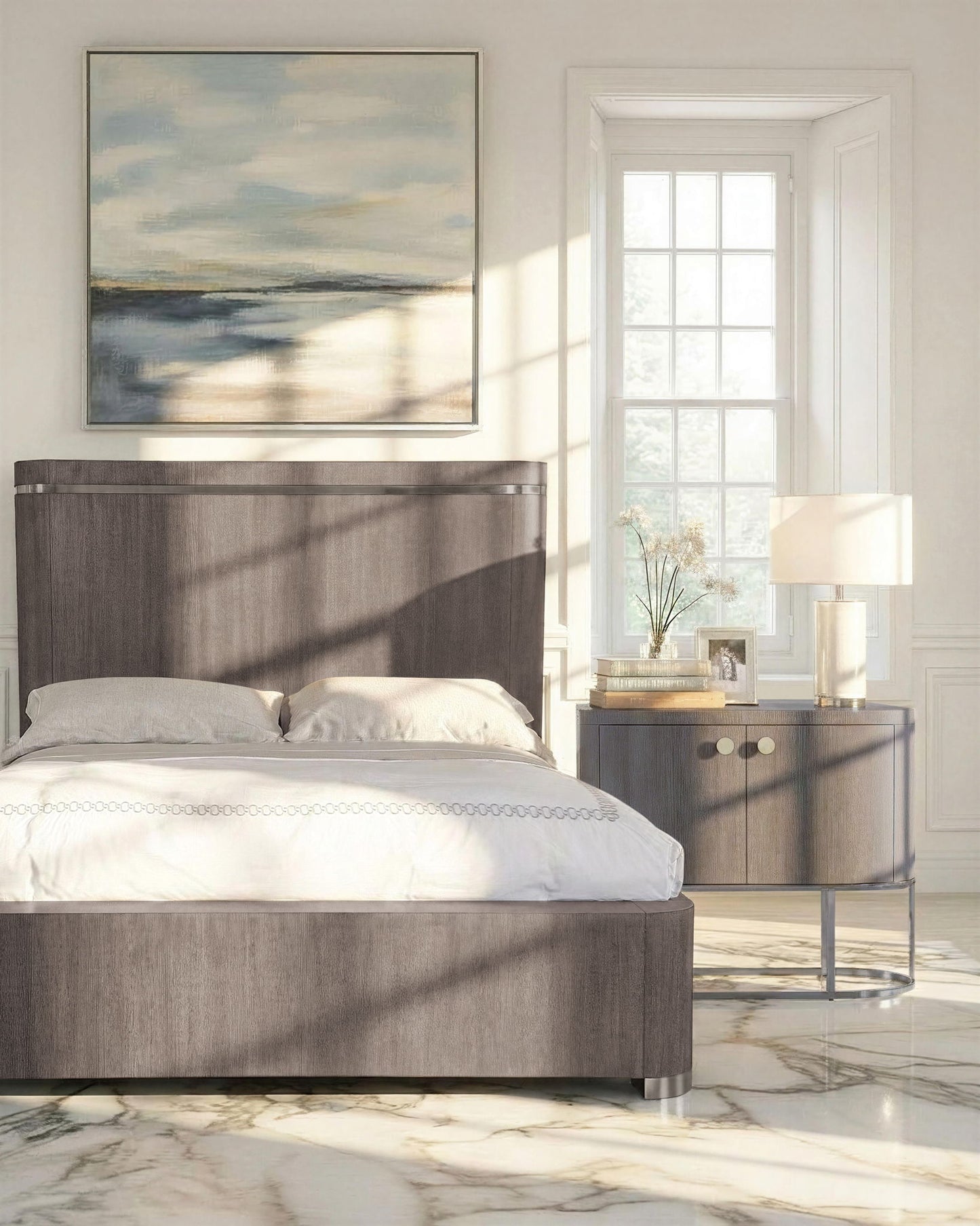 Modern Mood - Oval Nightstand