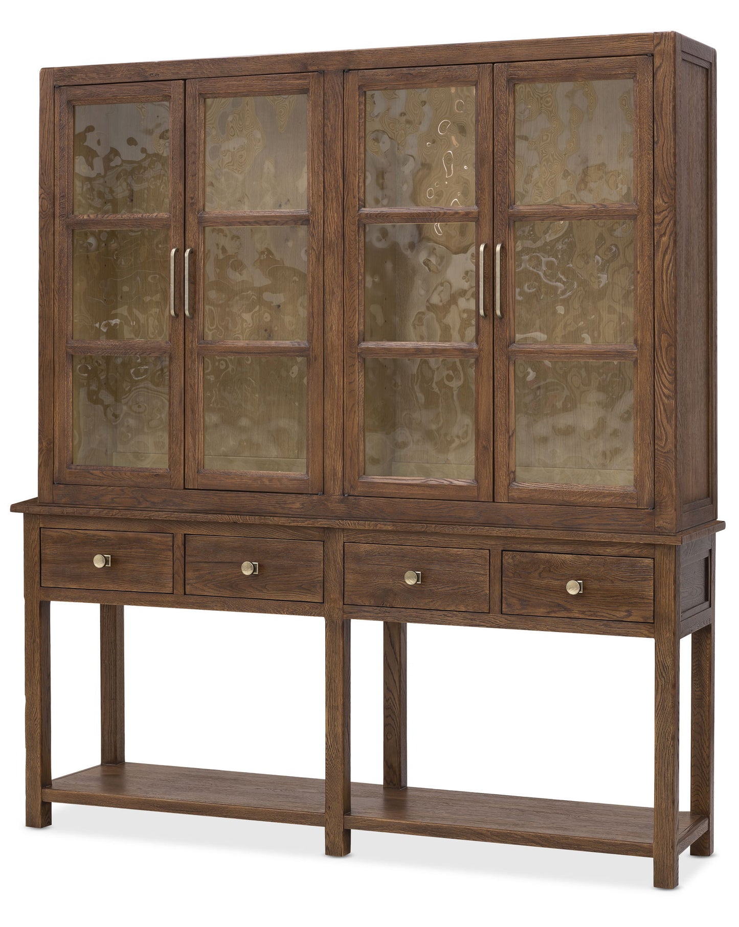 Driftwood - Display Sideboard - Worn Saddle