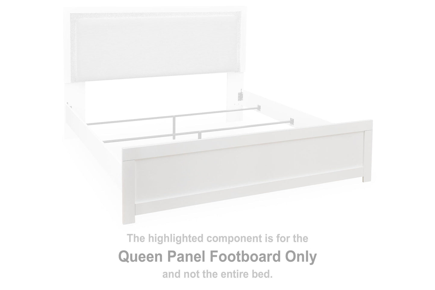 Maeling - Queen Panel Footboard - White