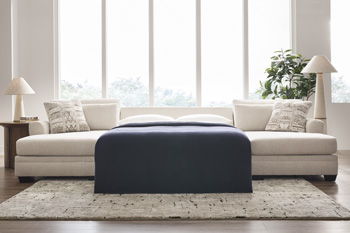 Mandi Point - Armless Full Sleeper - Marble