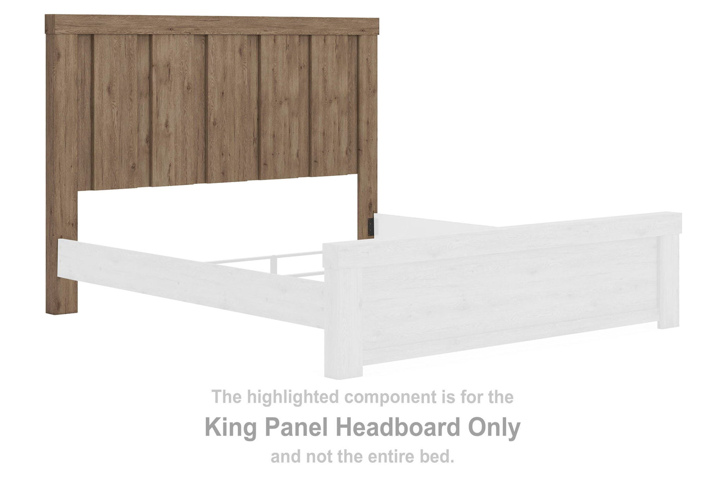 Oliandon - King Panel Headboard - Light Brown