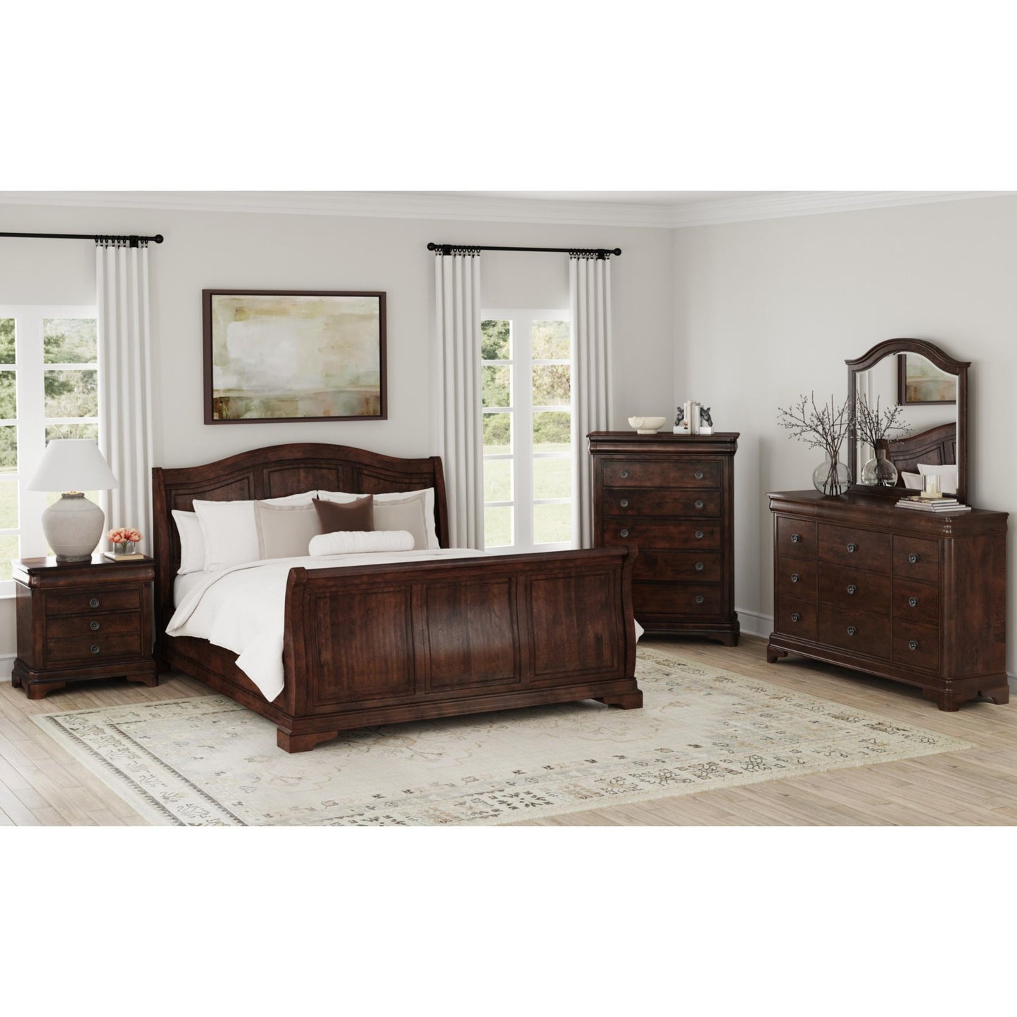 Cameron - Sleigh Bed