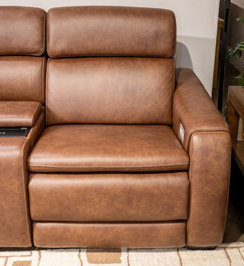 Mod Media - RAF Zero Wall Power Recliner - Saddle