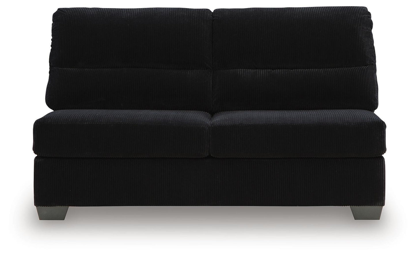 SimpleJoy - Armless Loveseat - Onyx