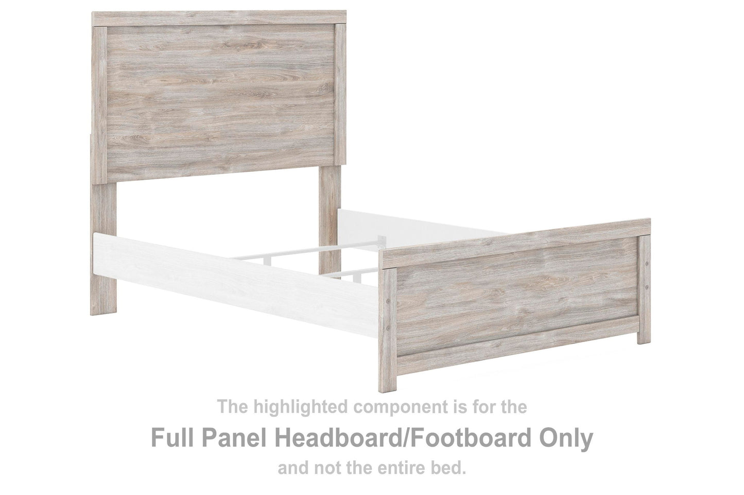 Broachmyn - Full Panel Headboard/Footboard - Gray