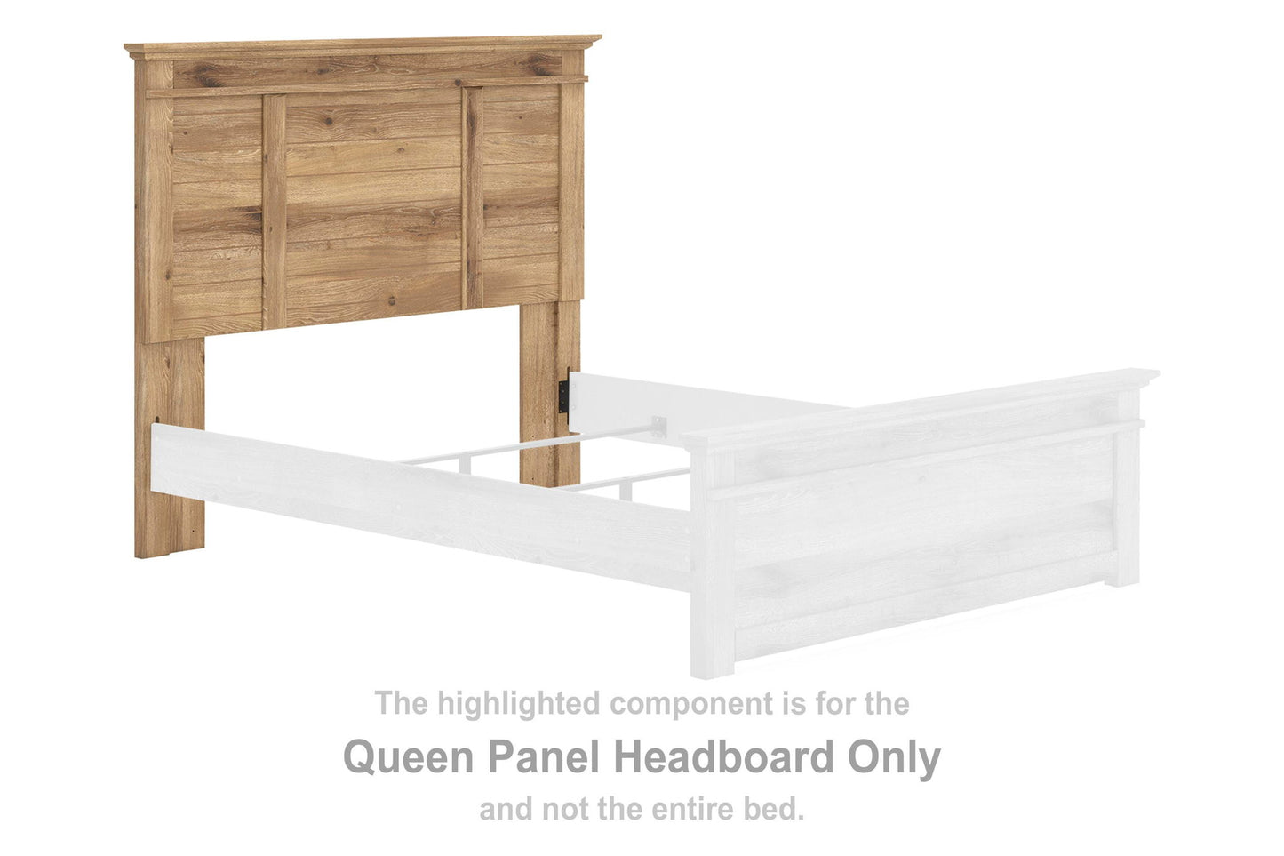 Makidern - Queen Panel Headboard - Tan