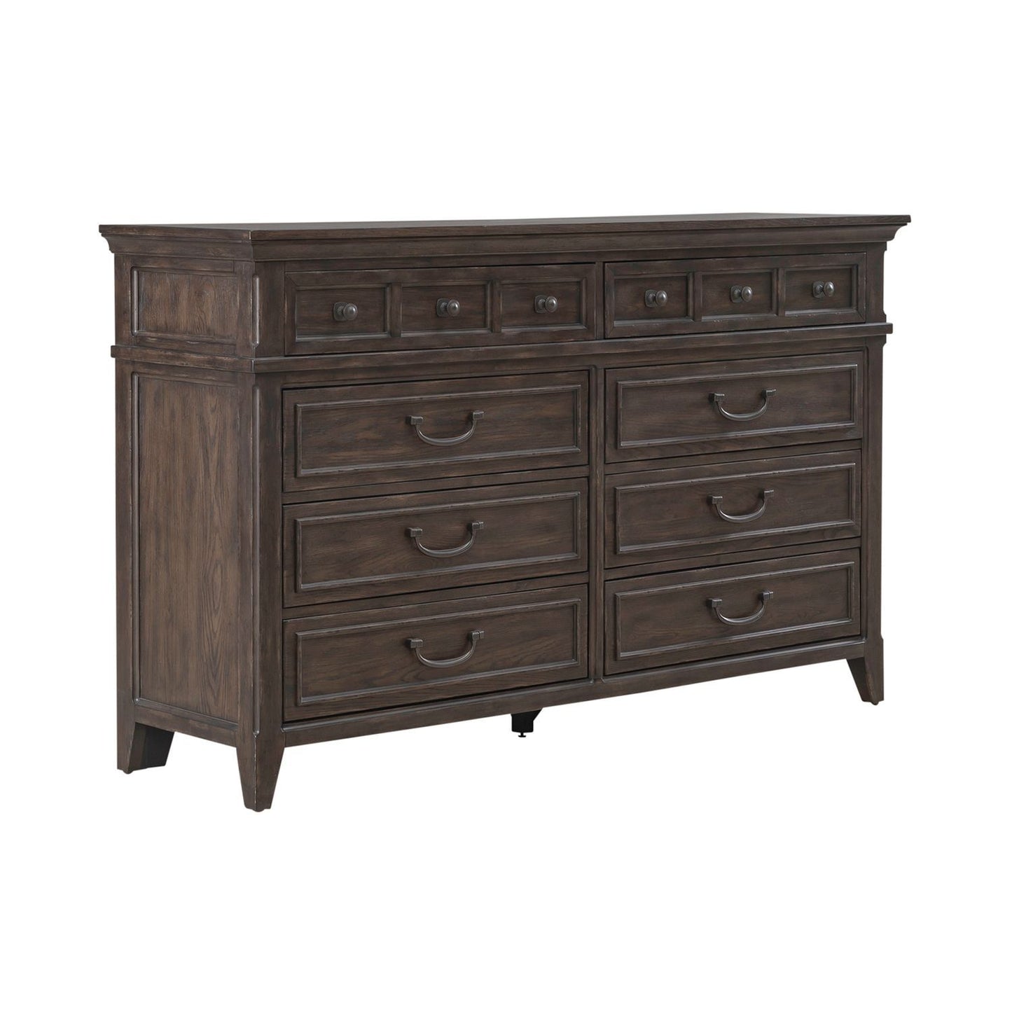 Paradise Valley - 8 Drawer Dresser - Saddle Brown