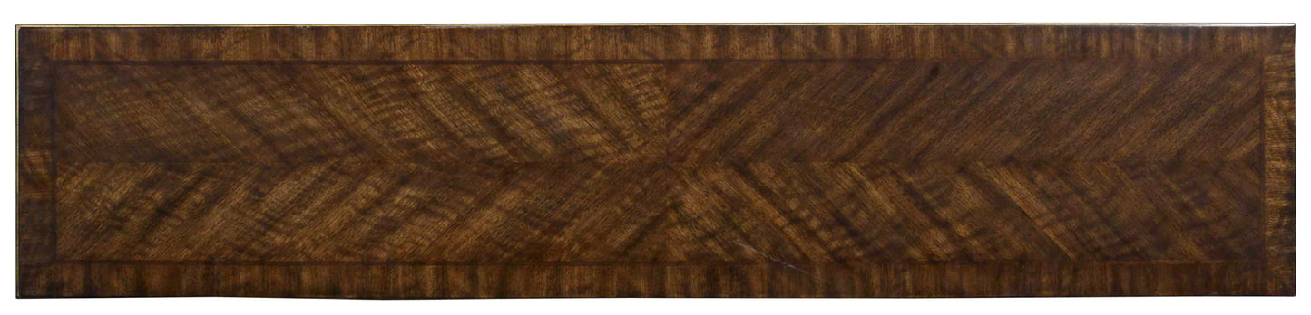 Melange - Presidio Console Table - Dark Brown