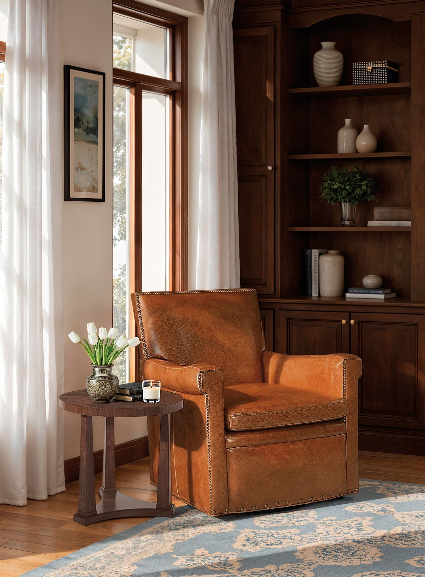 Jilian - Swivel Club Chair