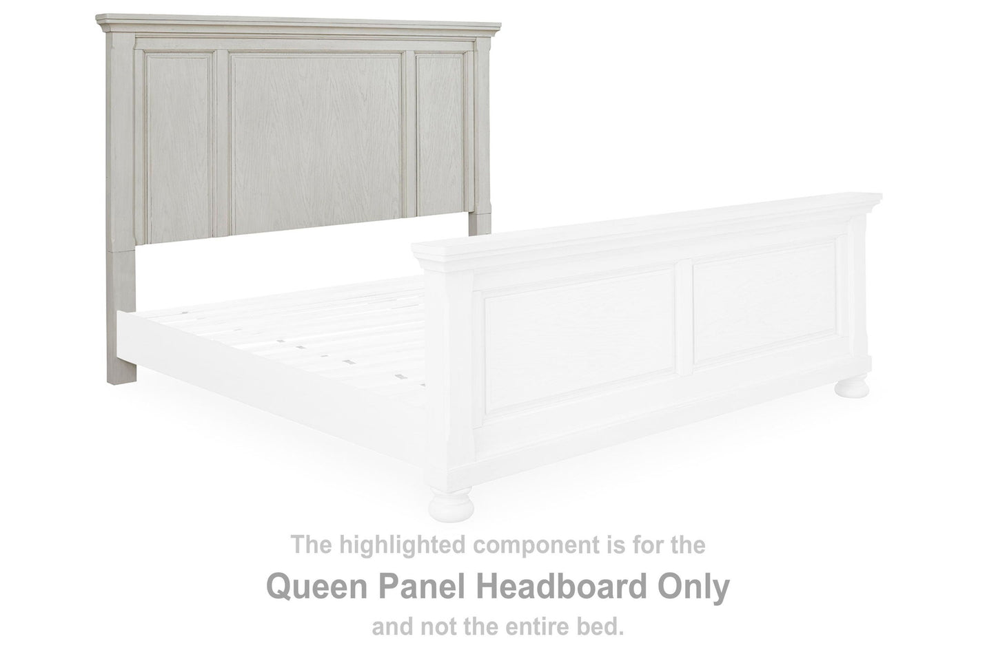 Robbinsdale - Queen Panel Headboard - Antique White