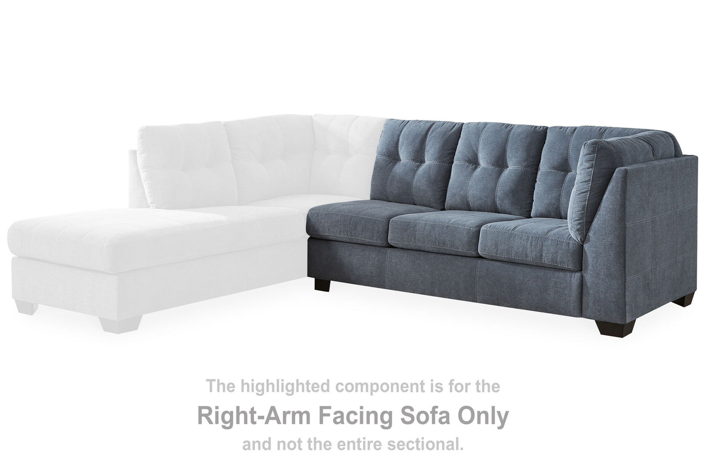 Marleton - Raf Sofa - Denim
