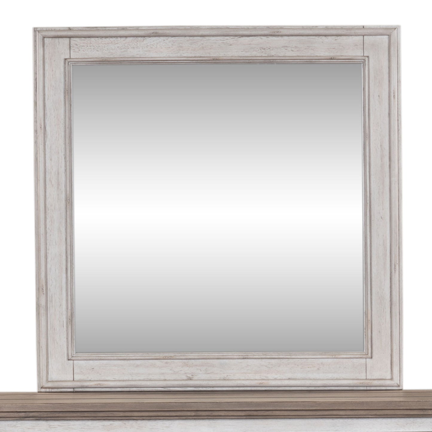 Heartland - Landscape Mirror - Antique White / Tobacco Tops