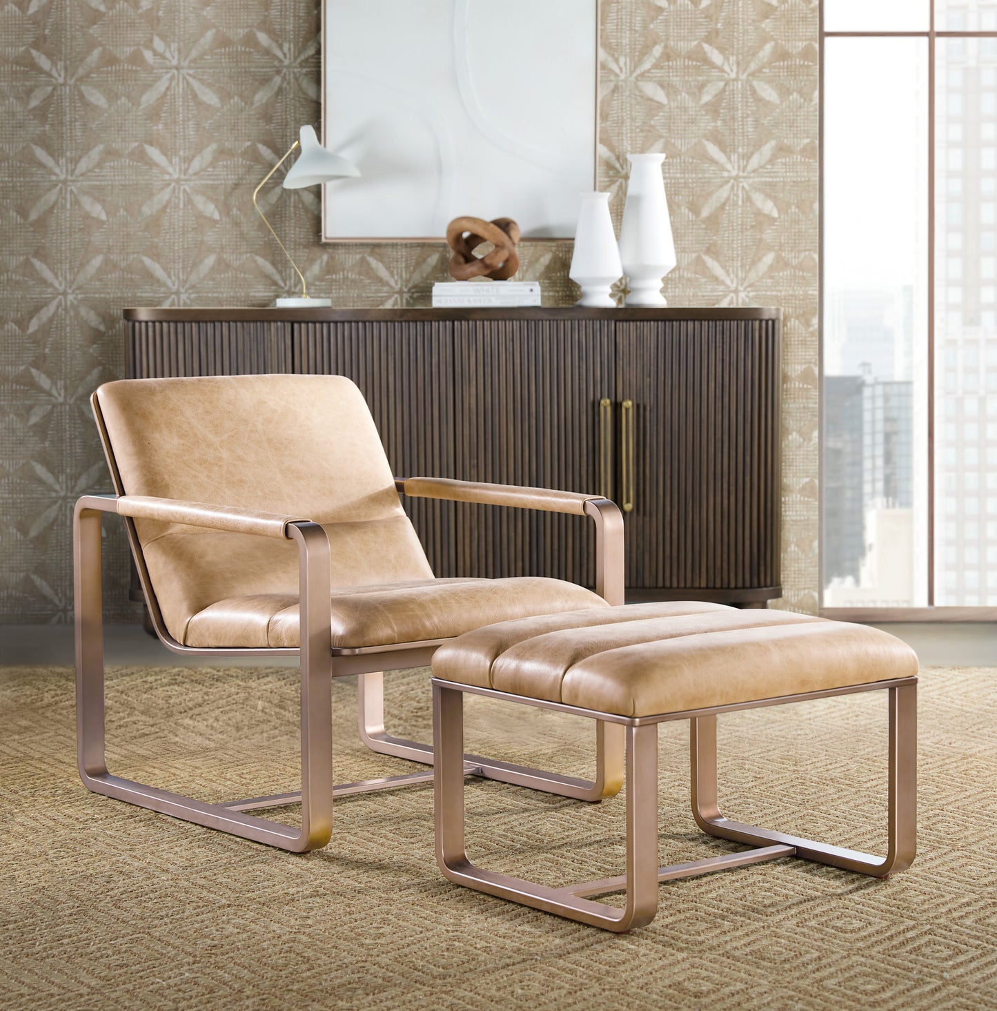 CC - Cooper Lounge Chair - Brown