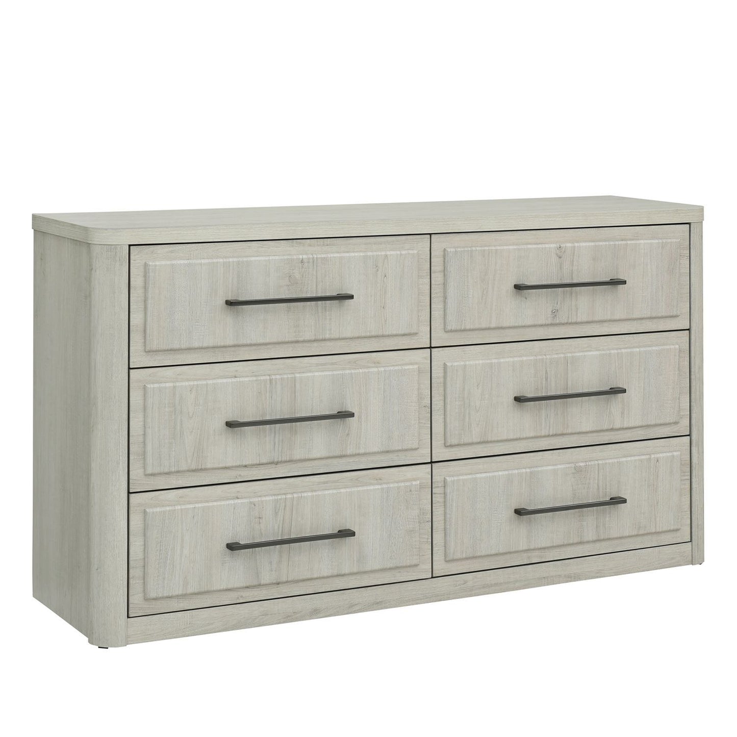Modern Play - 6 Drawer Dresser - Natural White