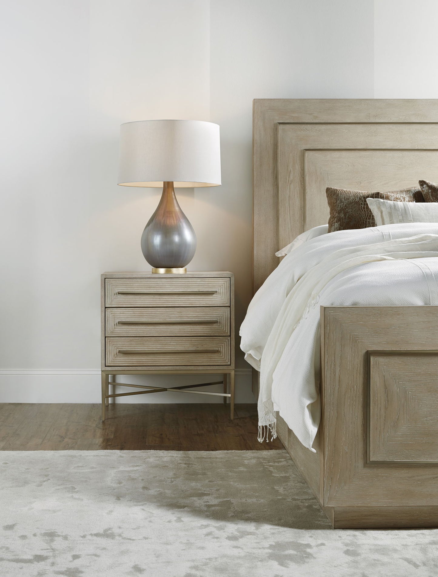 Cascade - 3-Drawer Nightstand - Light Brown