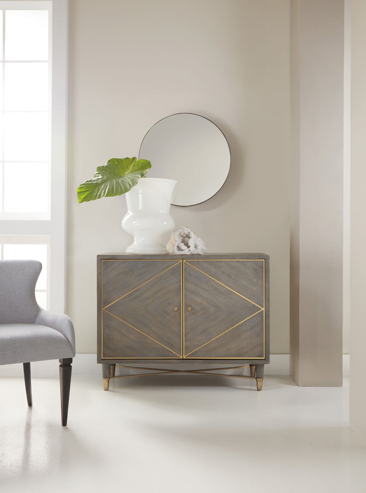 Melange - Breck Chest - Dark Gray