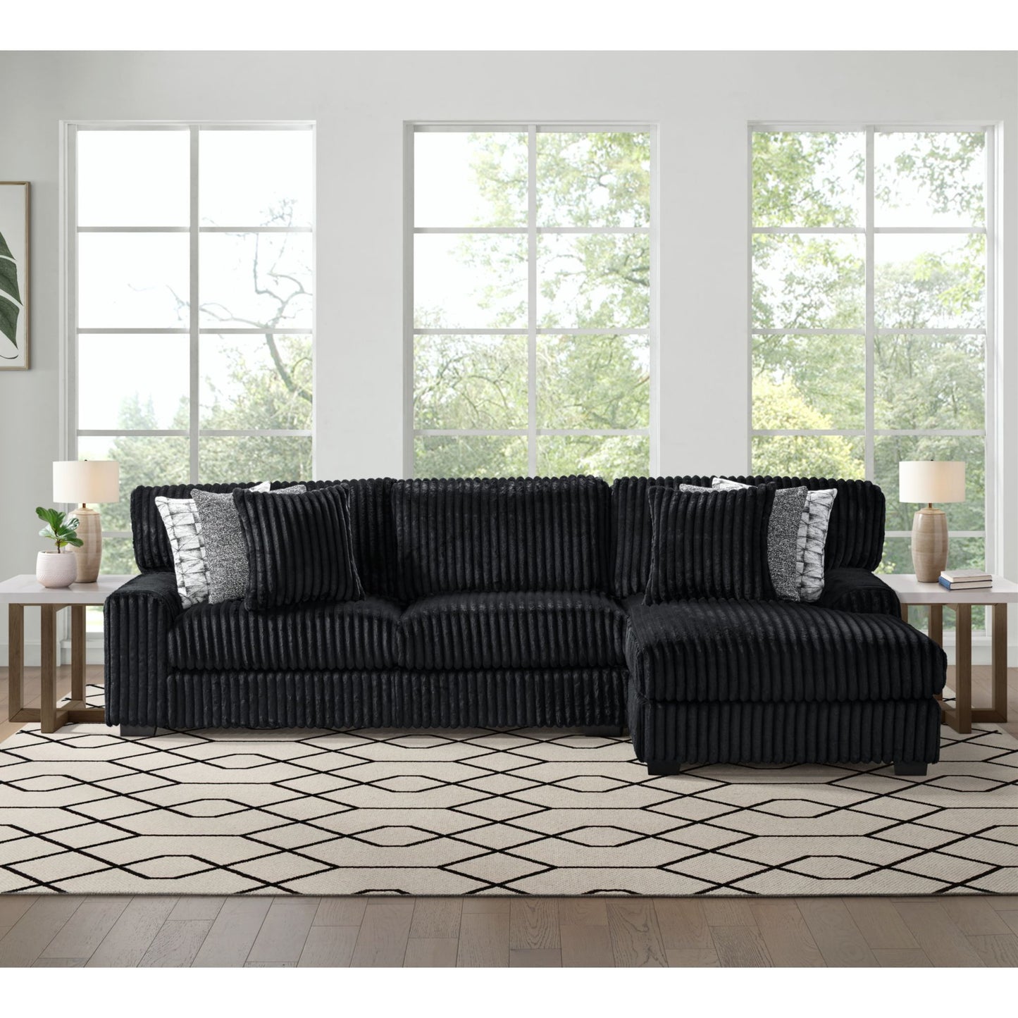 Nightfall - 2 Piece Sectional Set - Grand Cord