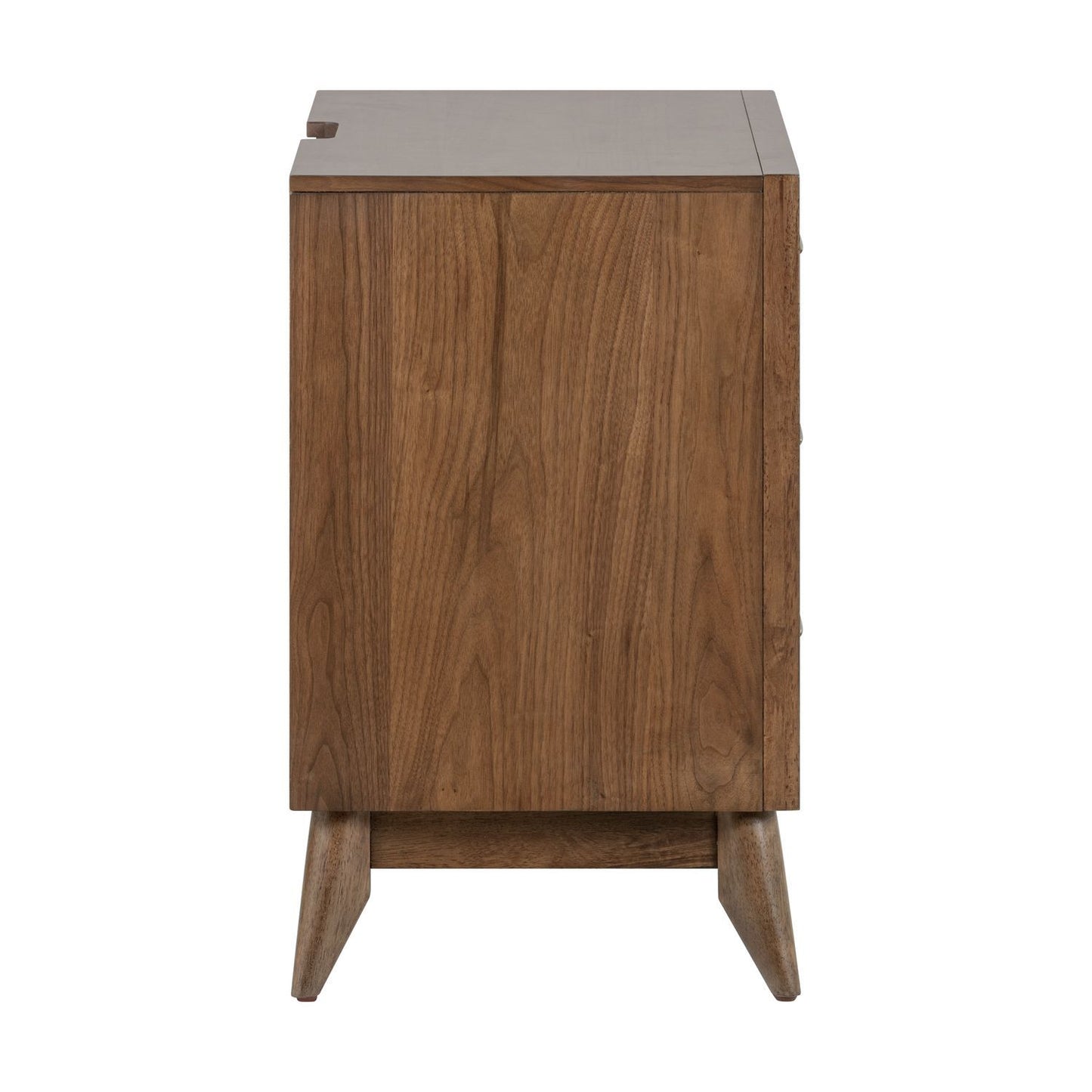 Century Modern - Nightstand With Charging Station - Walnut