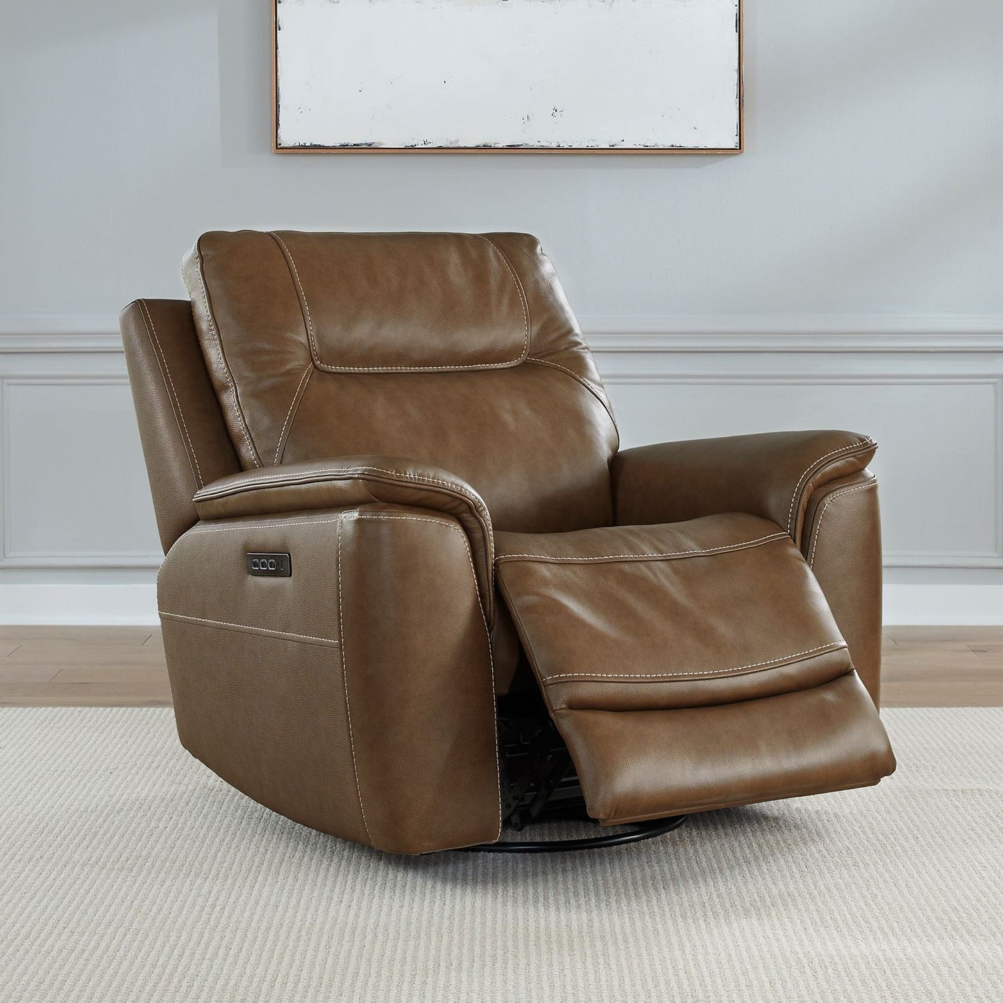 Collins - Swivel Glider Recliner P3 - York Chestnut