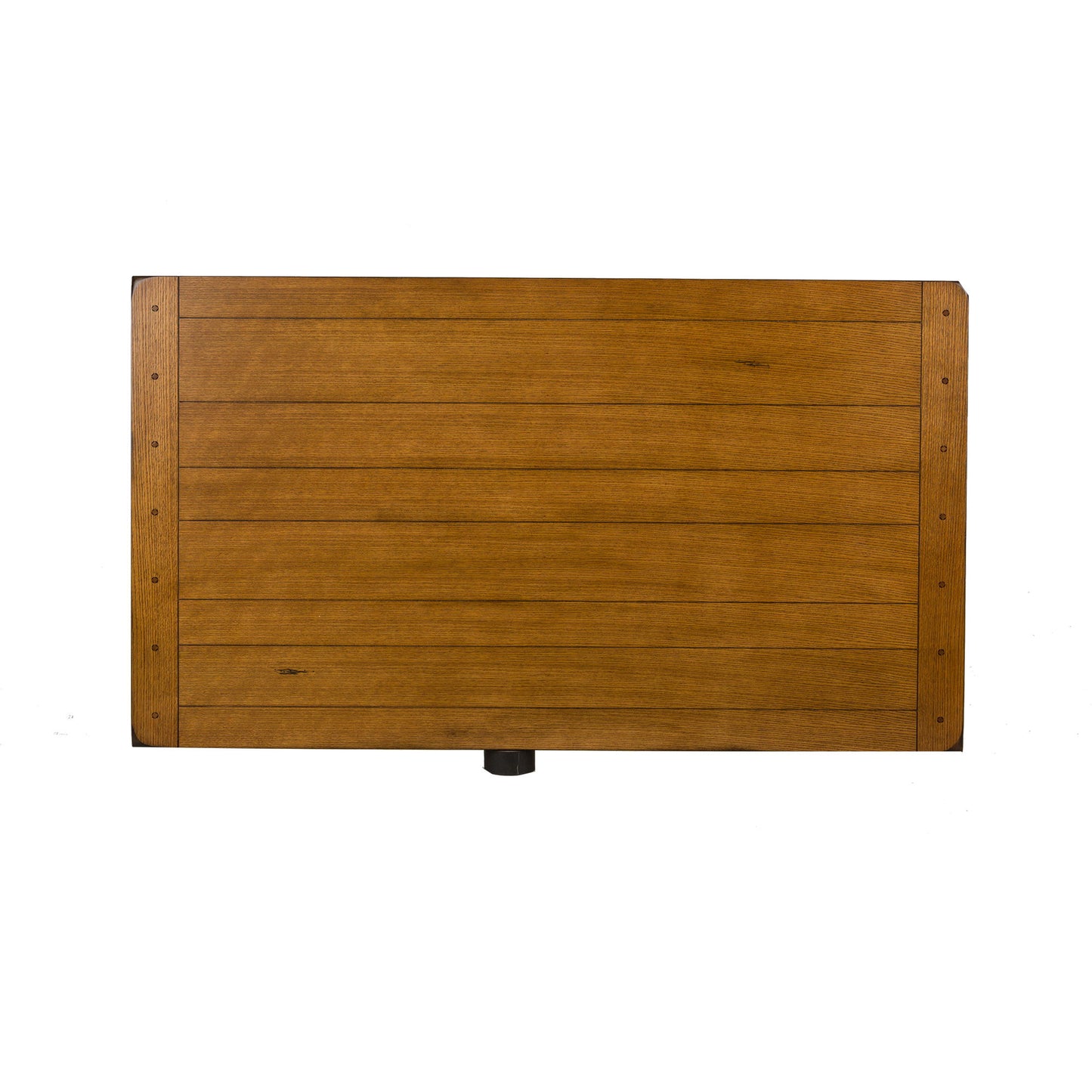 Treasures - Rectangular Leg Dining Table - Rustic Oak