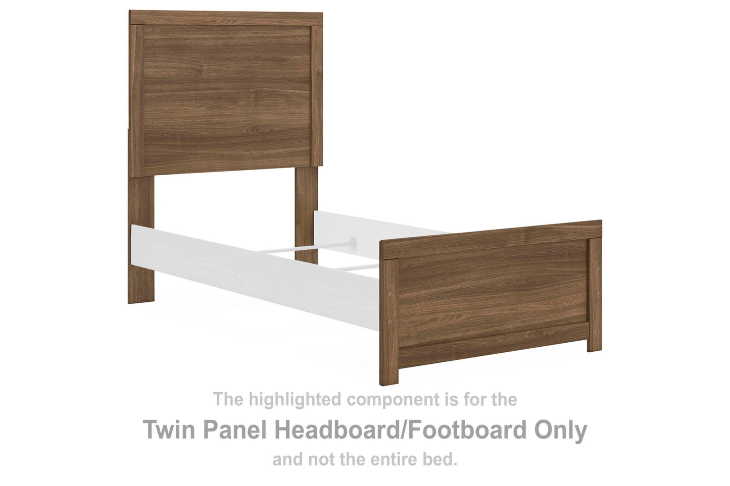 Broachmyn - Twin Panel Headboard/Footboard - Auburn
