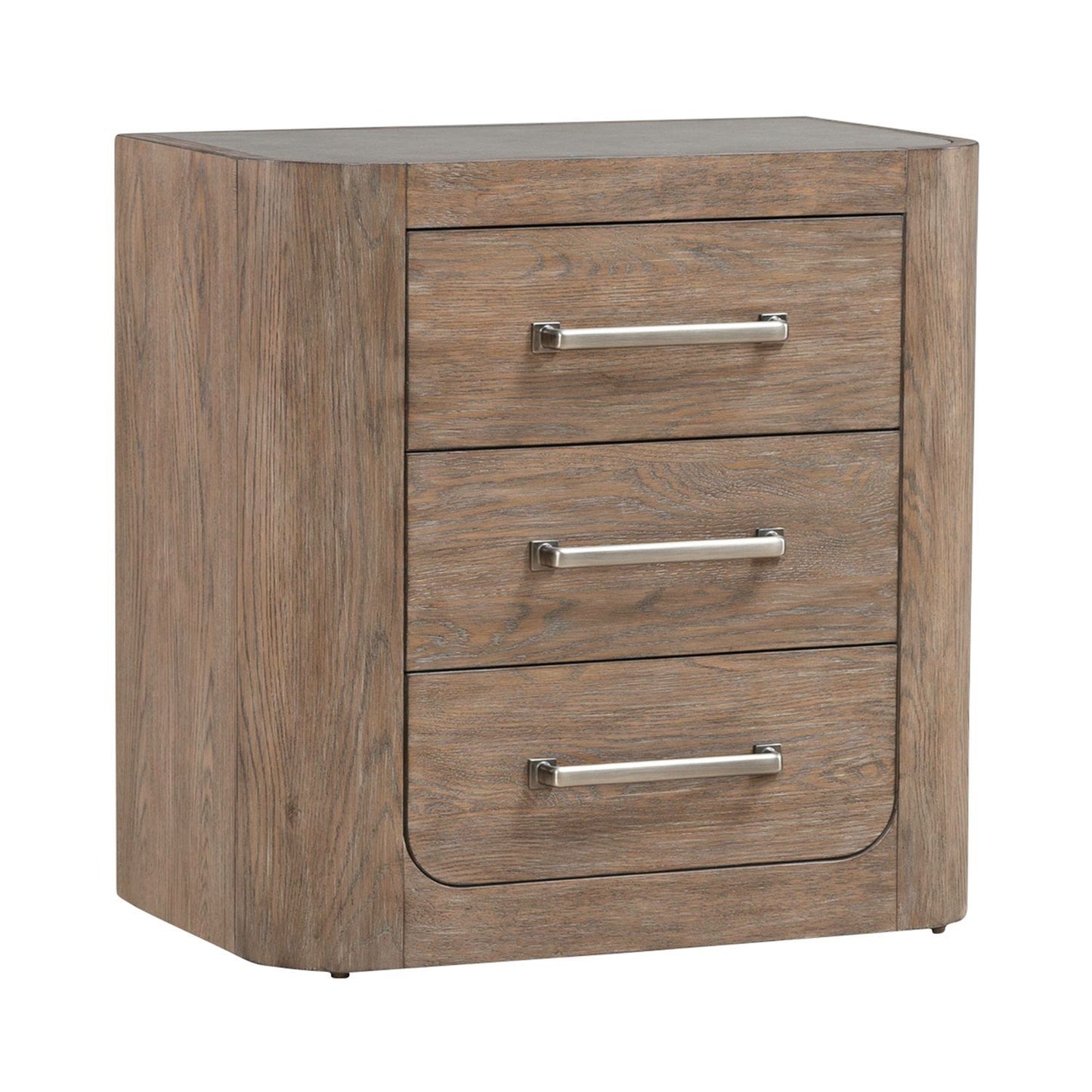 South Bend - Nightstand With Charging Station - Burnished Clay