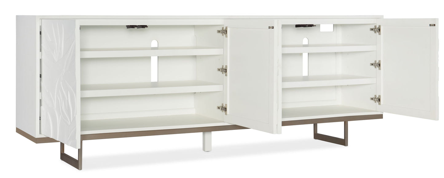 Melange - Passerine 4-Door Credenza - White