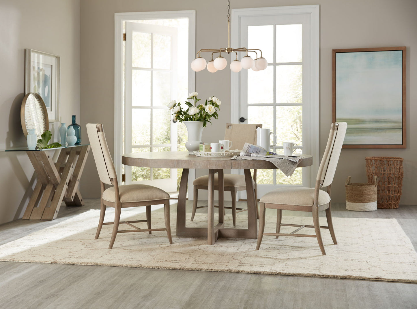Affinity - Upholstered Side Chair - Beige
