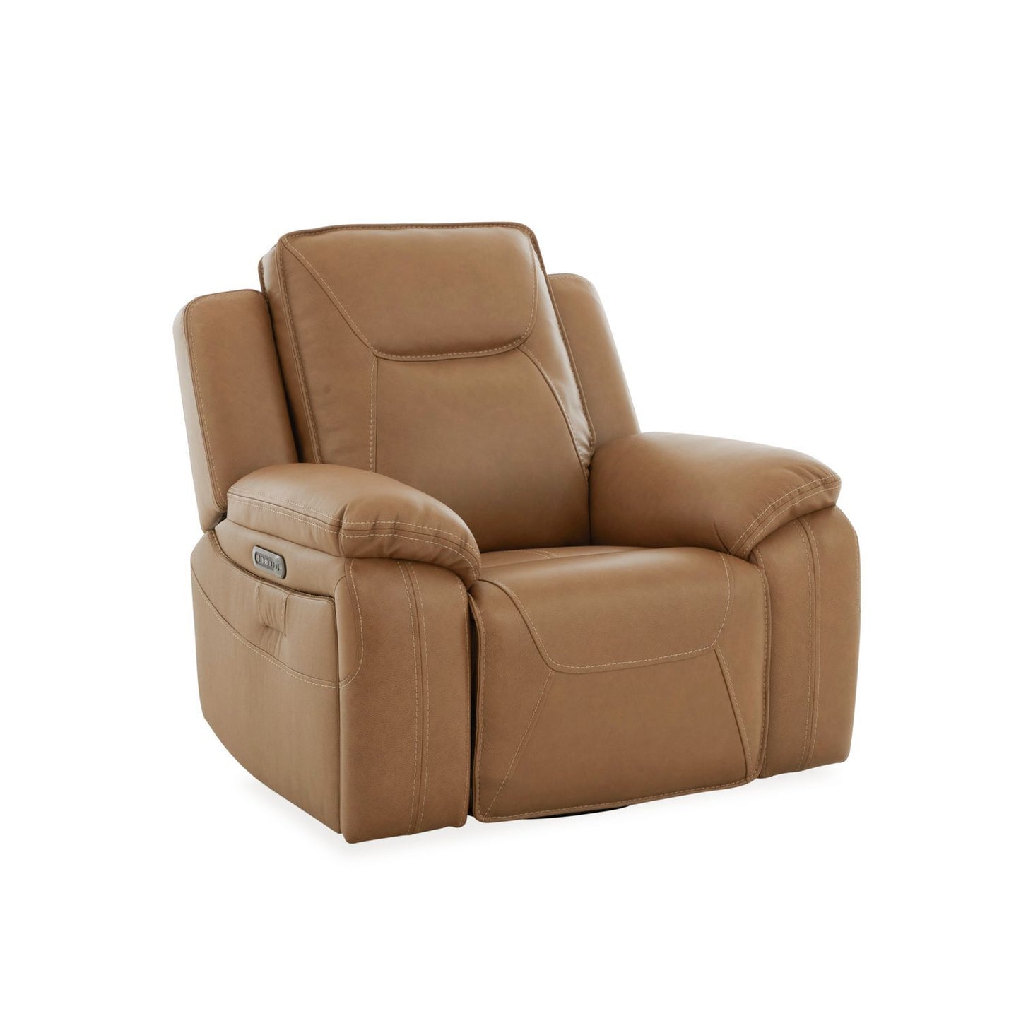 Callihan - Swivel Glider Recliner P3 - York Butternut
