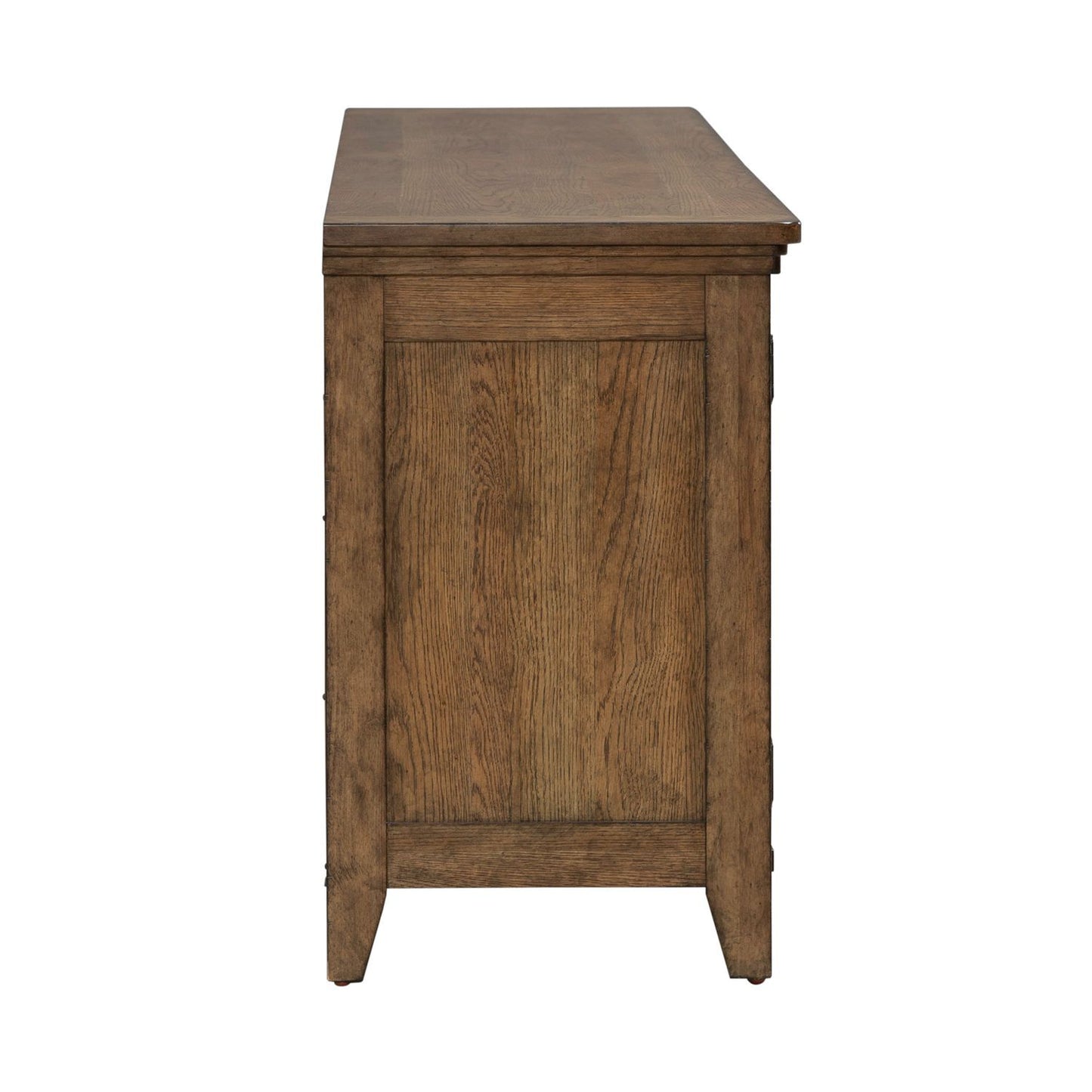 Carolina Park - 78" TV Console - Amber Brown