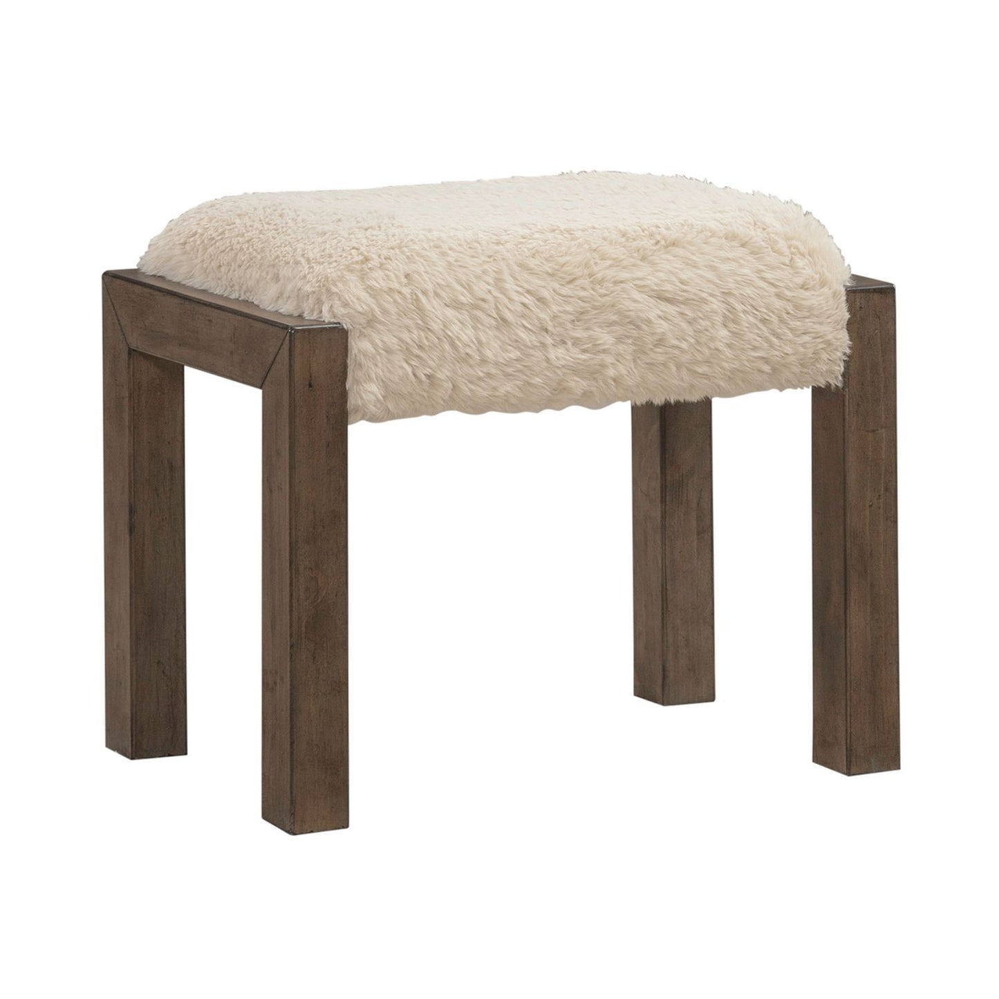Broadmore - Upholstered Console Stool - Cobblestone Brown