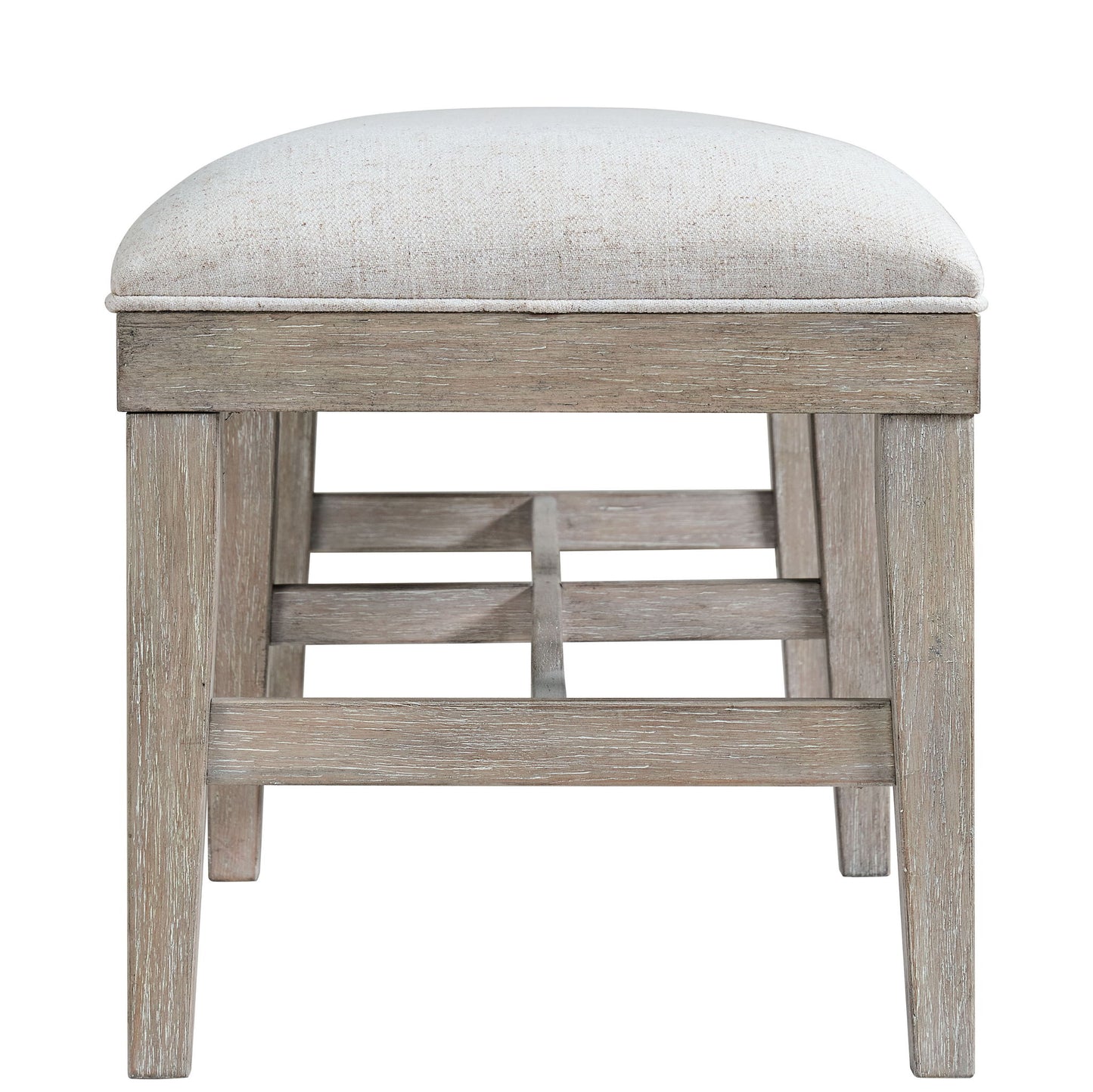 Bennett - Upholstered Dining Bench - Frosted Gray