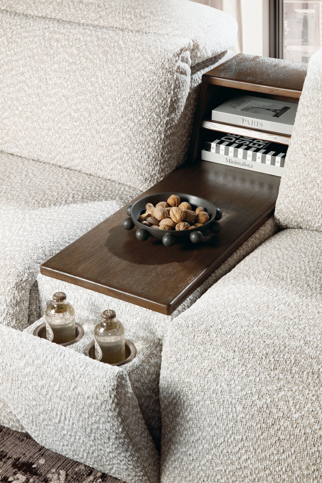MS - Anaheim Seven-Piece Power Sectional - White