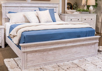 Makidern - King Panel Footboard - Whitewash