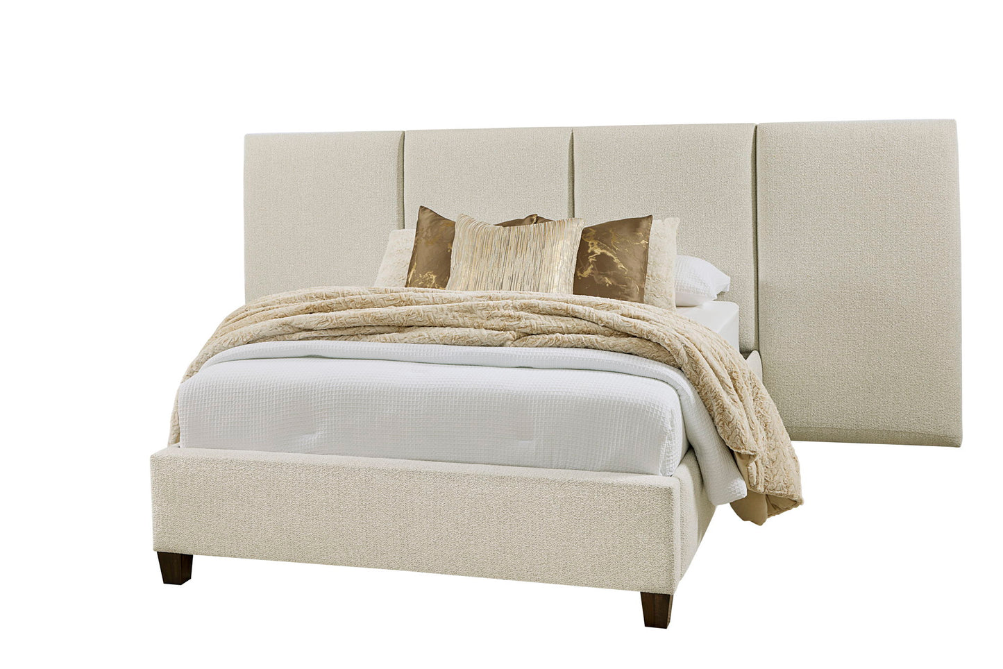 Joinery - Upholstered Wall Bed - Espresso Oak