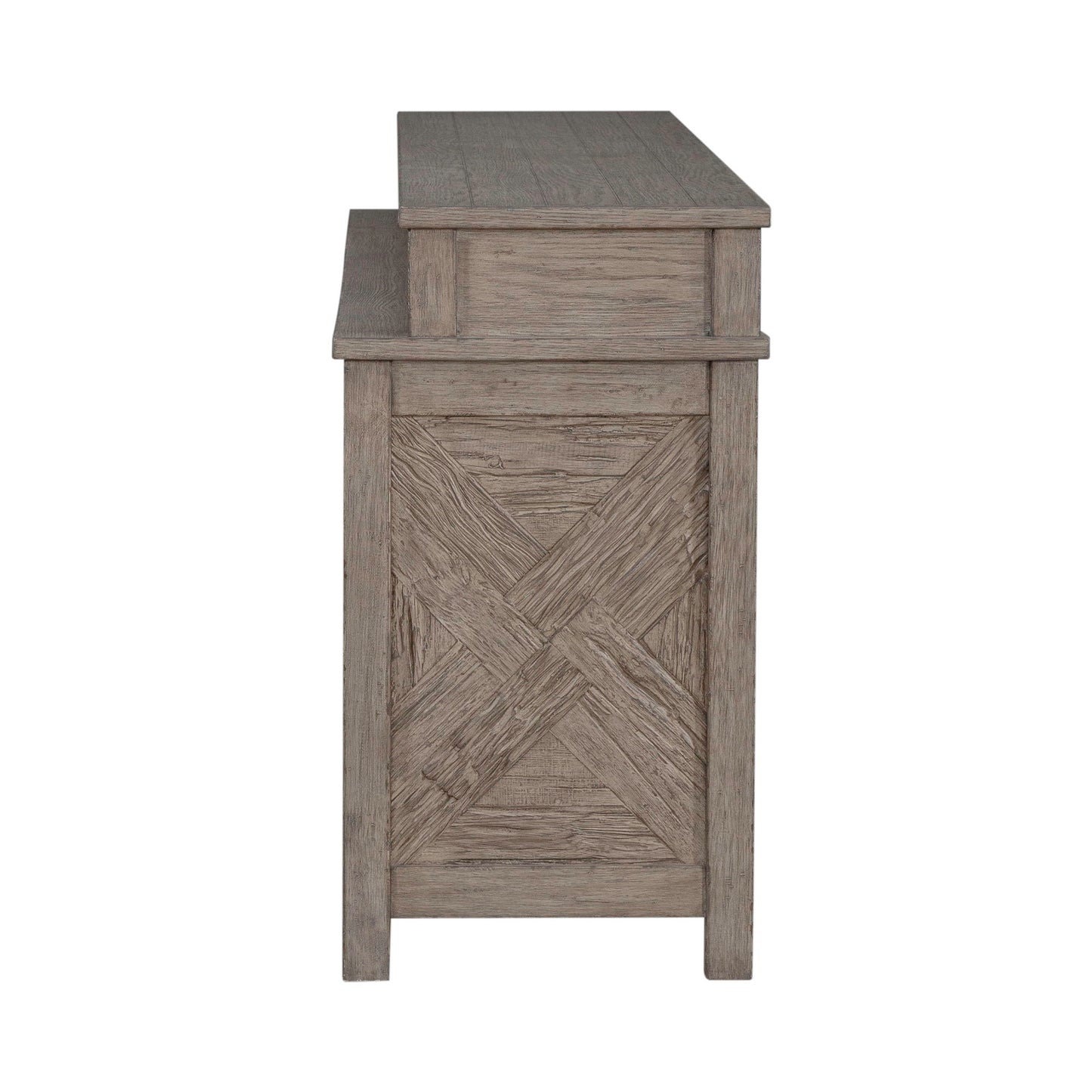 Skyview Lodge - Console Bar Table - Cobblestone