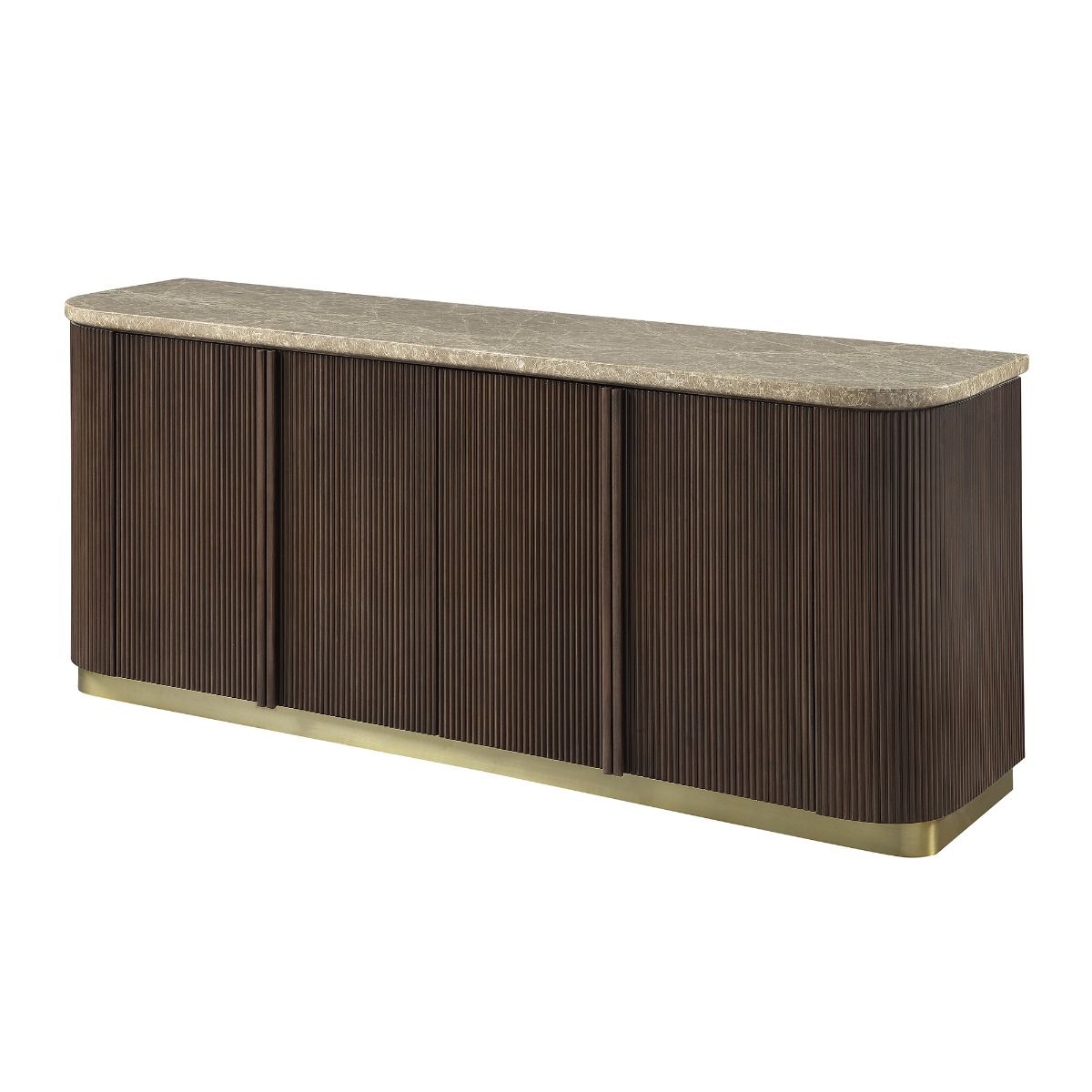 Clayten - Server - Brown Oak
