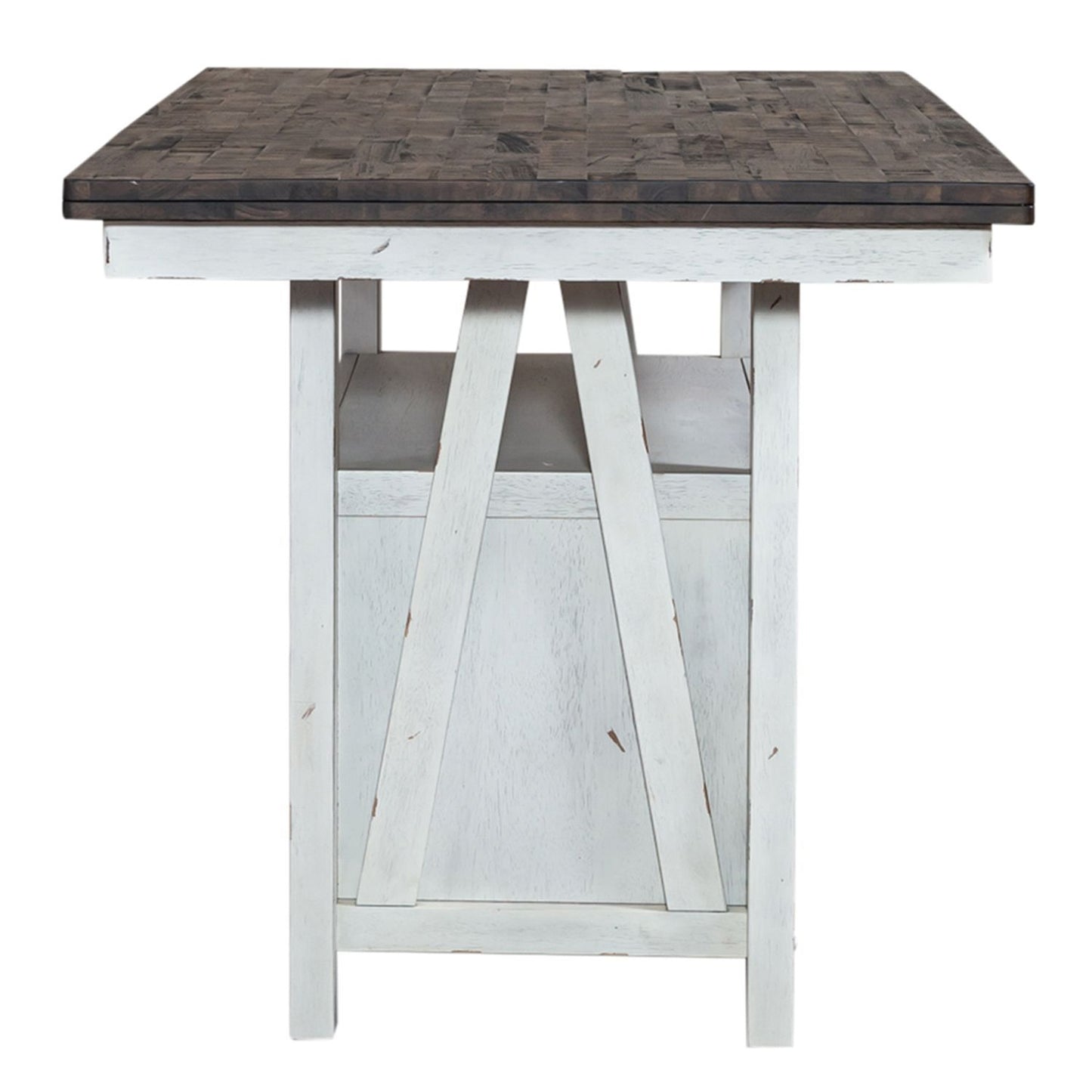 Farmhouse - Gathering Table - Two Tone White / Wood Tone