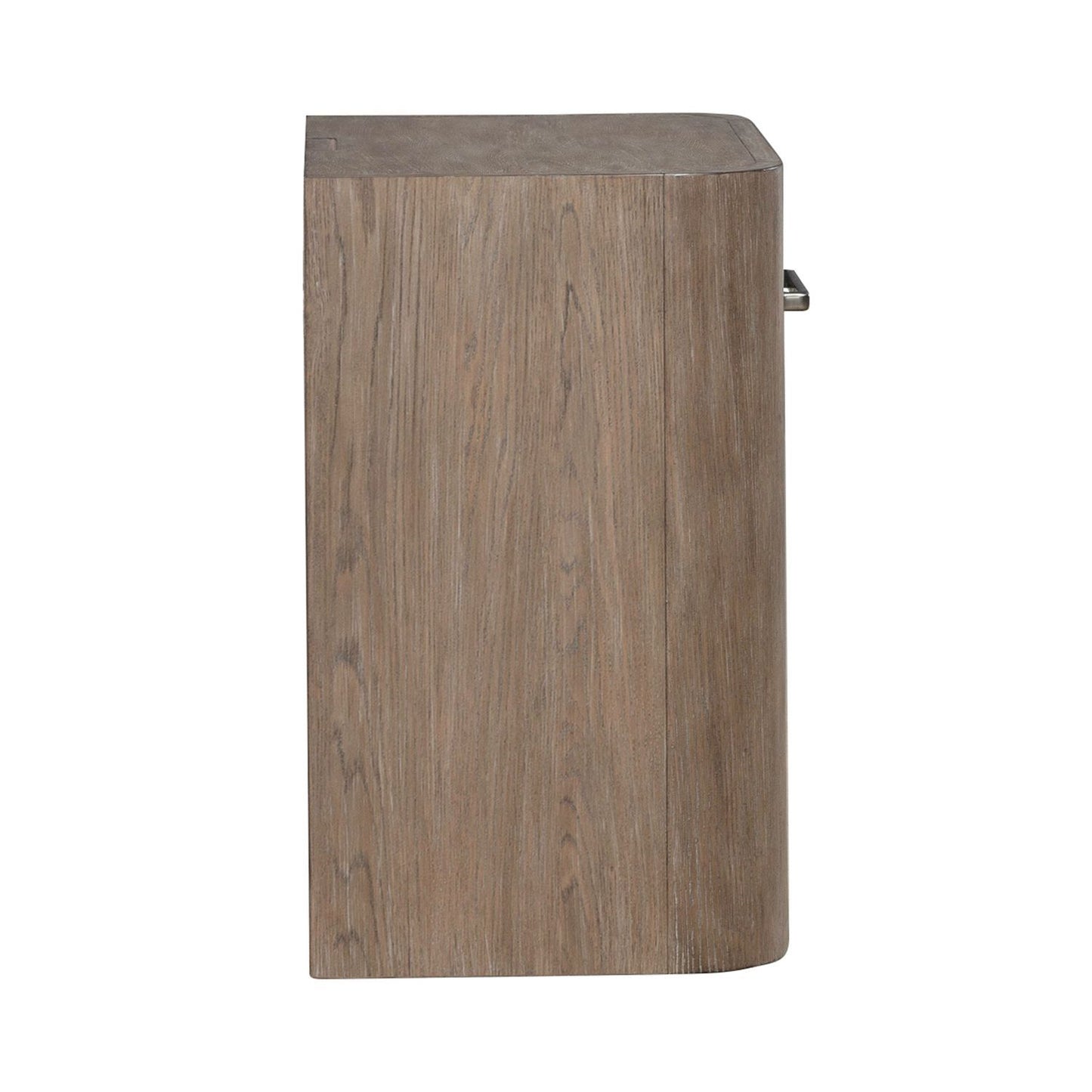 South Bend - Open Nightstand With Charging Station - Burnished Clay
