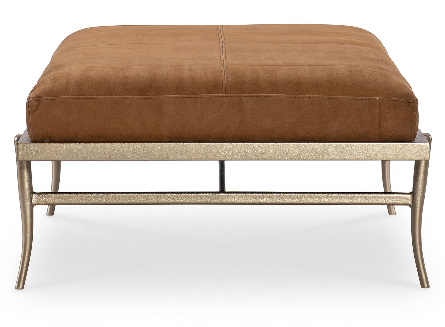 Melange - Tobin Cocktail Ottoman - Brown