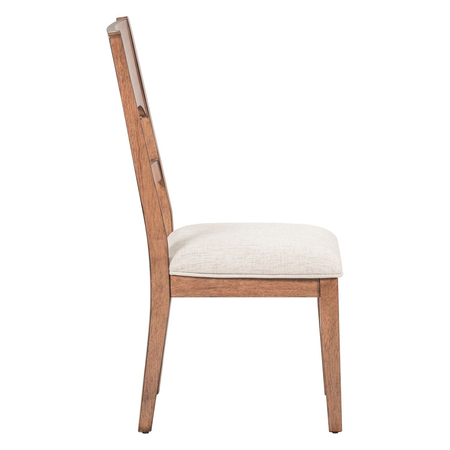 Harmony - Panel Back Side Chair - Brownstone