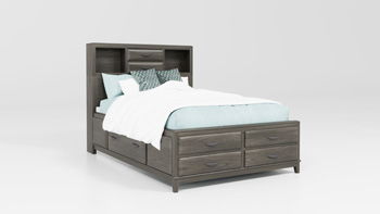 Mazing - Full Storage Rails And Footboard - Gray