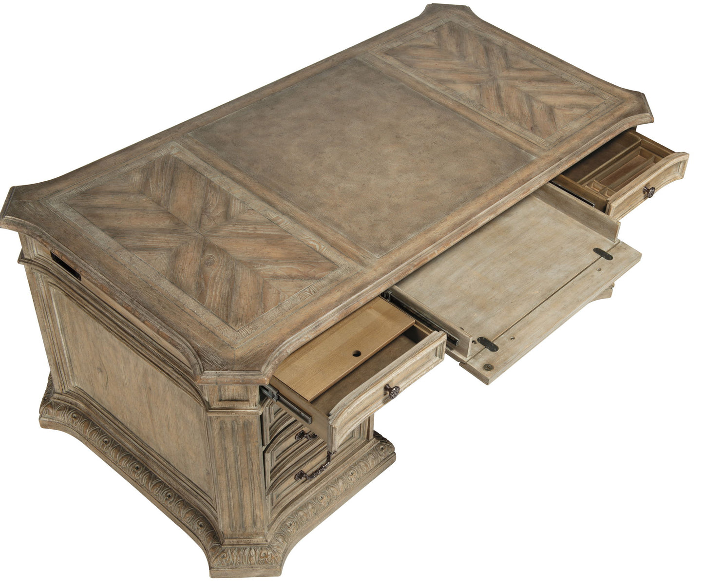 Castella - Executive Desk - Light Brown