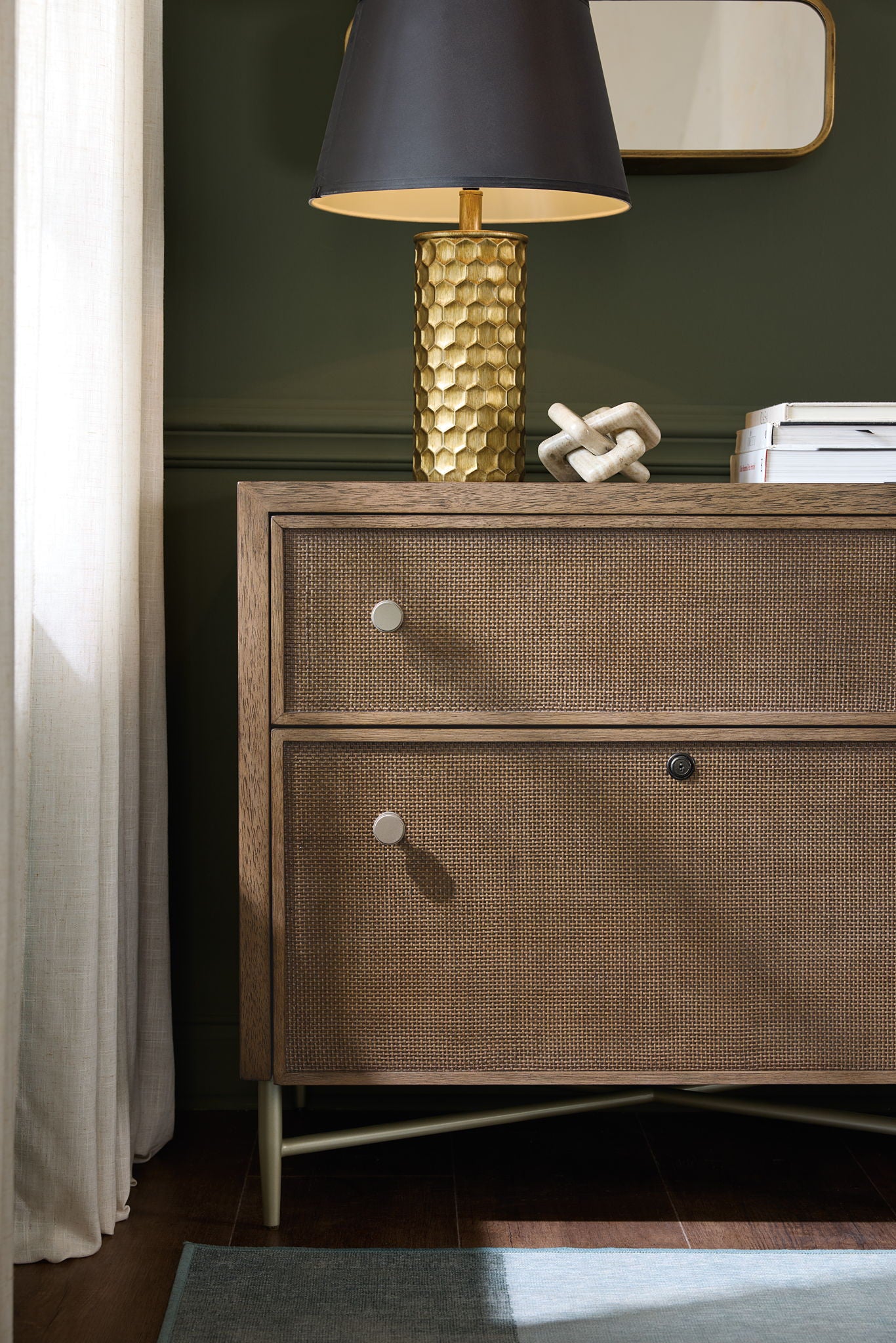 Sonnet - Sonnet Lateral File - Dark Gray / Light Brown