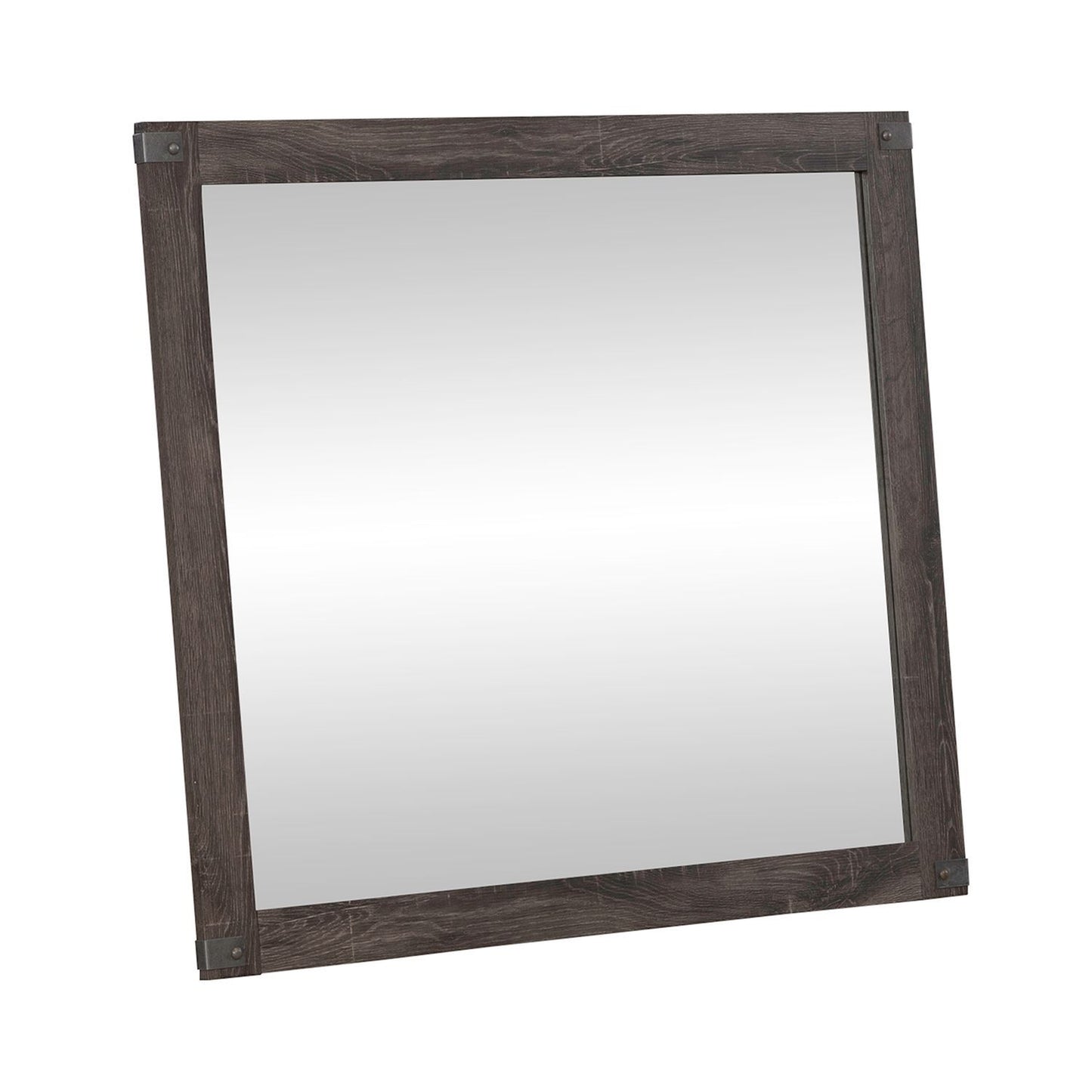 Lakeside Haven - Landscape Mirror - Brownstone