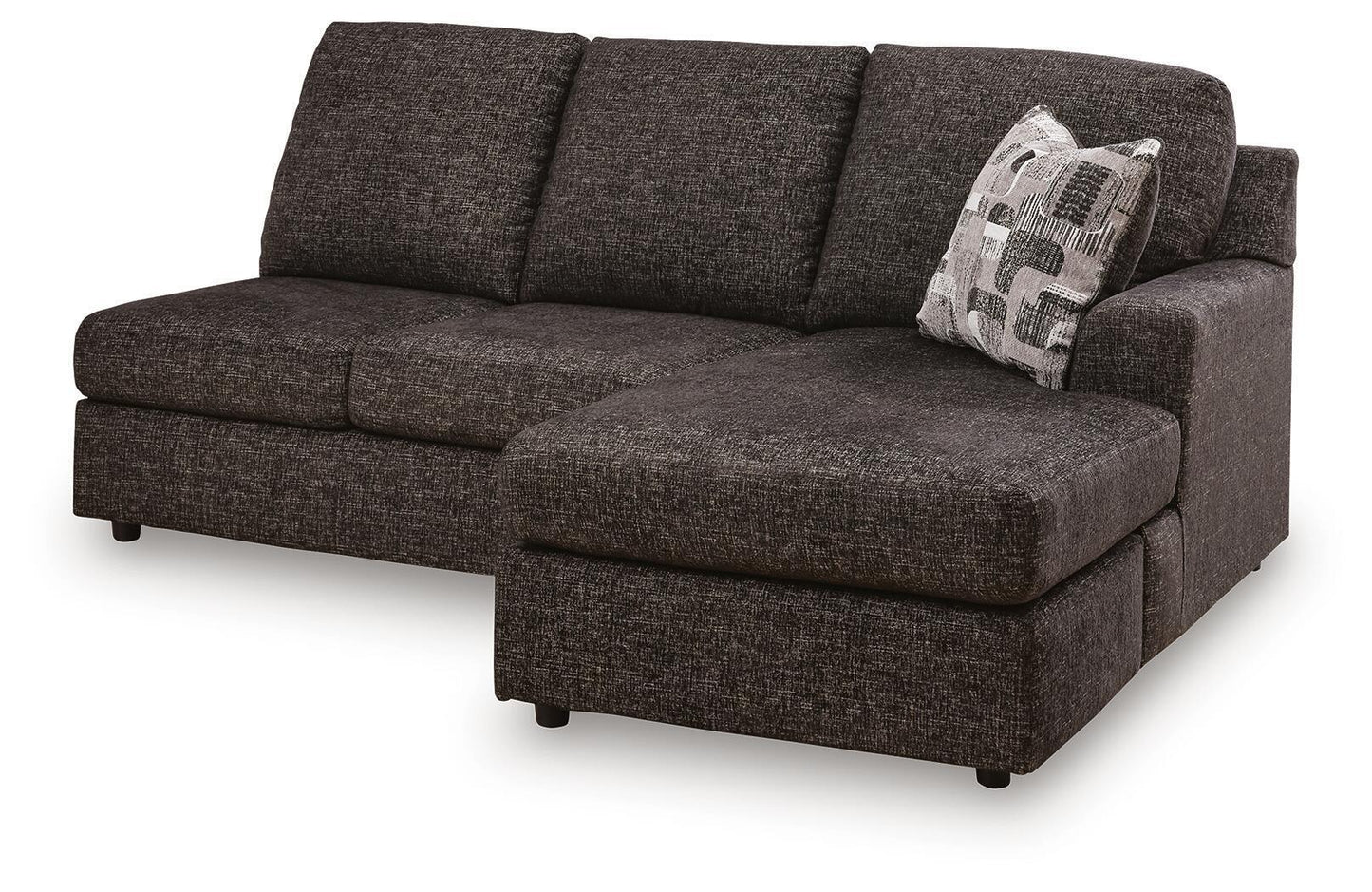Lentiz - RAF Sofa Chaise - Onyx