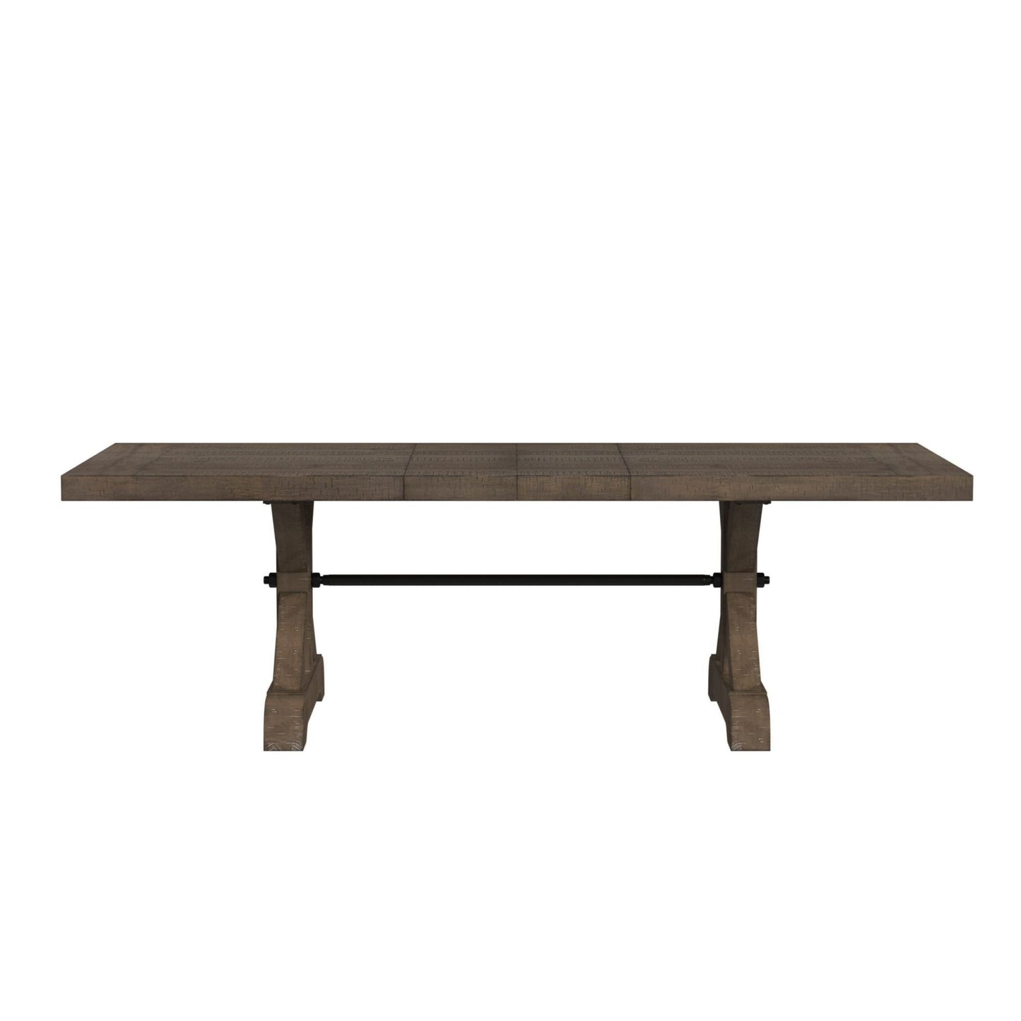 Yellowstone - Dining Table With 2X12" Leaves - Gray