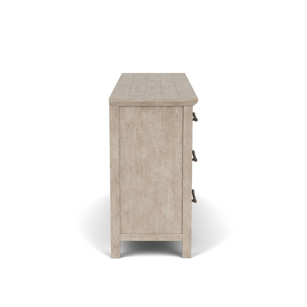 Bennett - Six Drawer Dresser - Frosted Gray